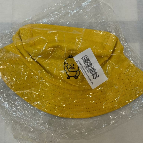 Unisex duck embroidered bucket hat reversible fisherman hat - Picture 1 of 3
